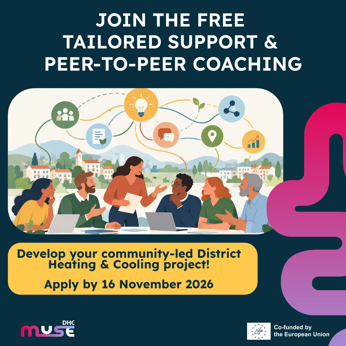 Appel à candidature : rejoignez le programme MUSE DHC, un programme gratuit d’accompagnement personnalisé et de coaching entre pairs !